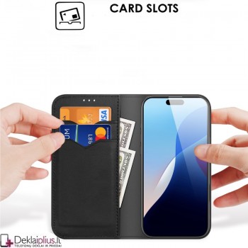 Dux Ducis Hivo odinis dėklas - juodas (Apple Iphone 16 Pro Max) Dux Ducis Hivo odinis dėklas - juodas (Apple Iphone 16 Pro Max)